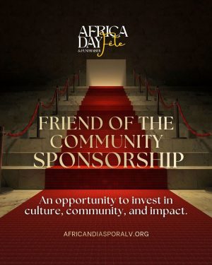 Africa Day Event Sponsorships (Friend of the Community)-500