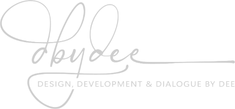 dbydee – Design, Development & Dialogue by Dee logo